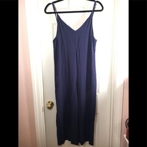 Gianni Bini Sleeveless Wide Leg Jumpsuit Sz M Open